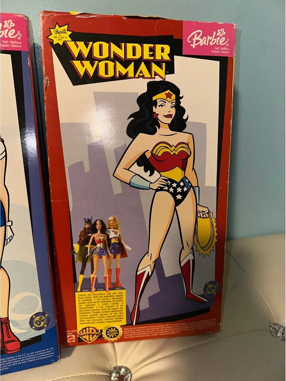 Barbie DC Comics Superhero Doll Set BatG SuperG WonderW NWT